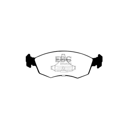 EBC PD02KF477 TVR Redstuff Front Brake Pad & Plain Disc Kit 2 | ML Performance UK Car Parts