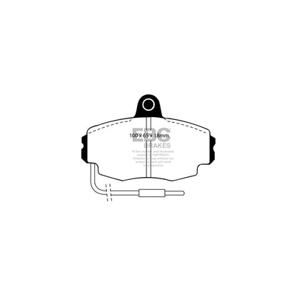 EBC PLK1714 Renault Clio Mk1 Yellowstuff Pads and Brake Line Performance Pack - Bendix Caliper 2 | ML Performance UK Car Parts