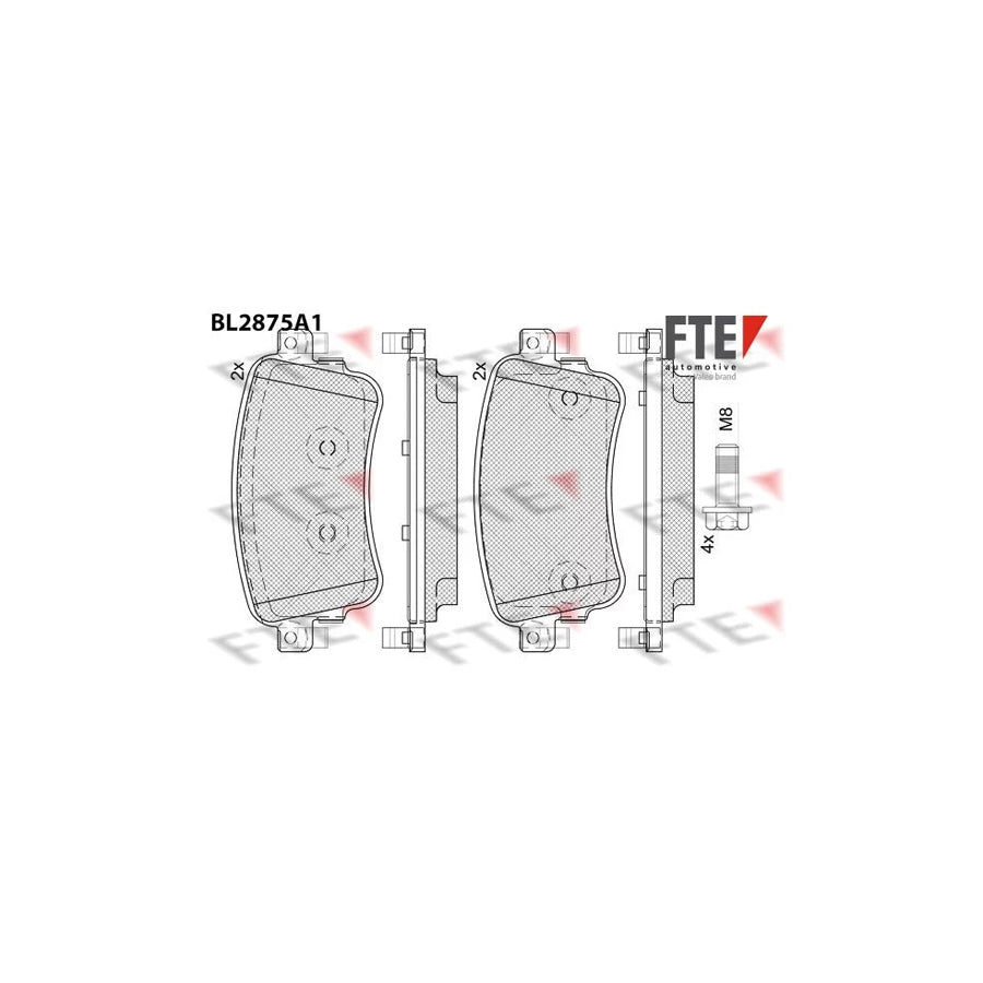 FTE 9011115 Brake Pad Set
