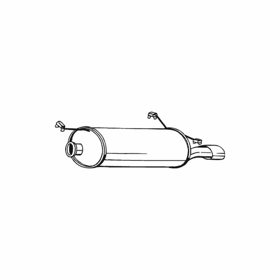 Bosal 135-661 Rear Silencer for Citroen Zx Hatchback (N2)