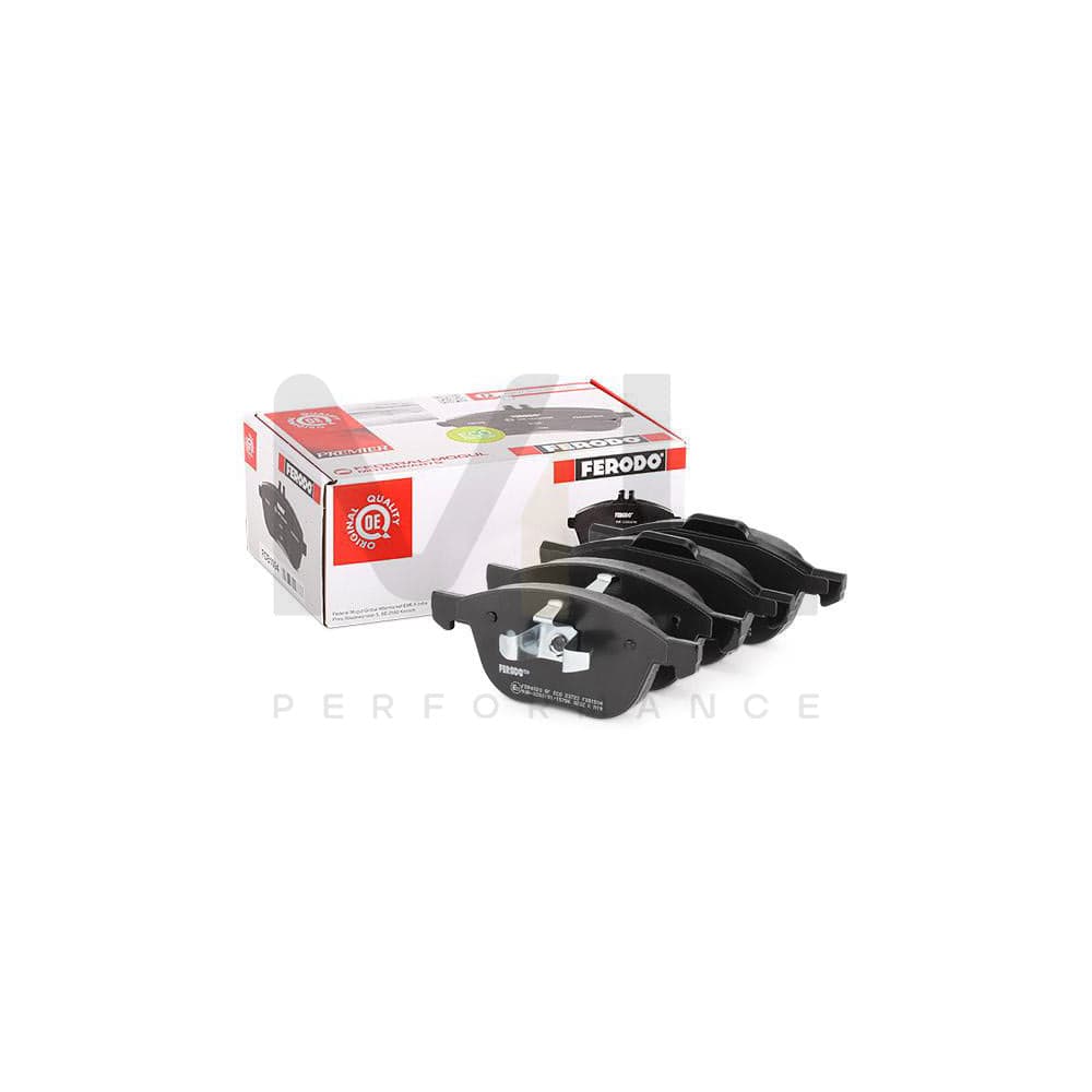 Ferodo Premier Eco Friction FDB1594 Brake Pad Set Not Prepared for Wear Indicator, With Piston Clip, Without Accessories