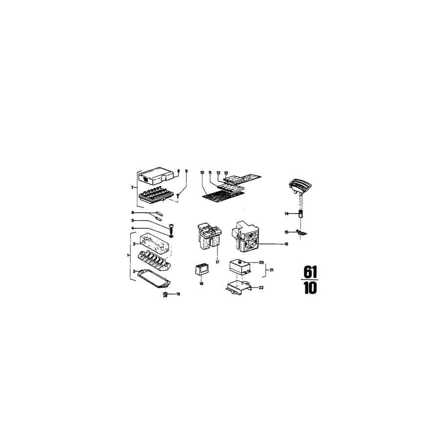 Genuine BMW 61131352400 Cover (Inc. 3.0L, 2002tii & 1502)