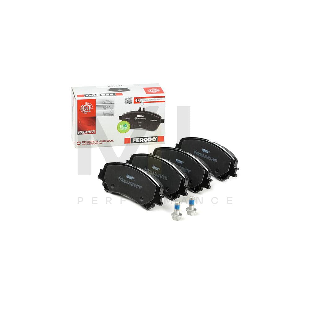Ferodo Premier Eco Friction FDB4869 Brake Pad Set Not Prepared for Wear Indicator, With Accessories