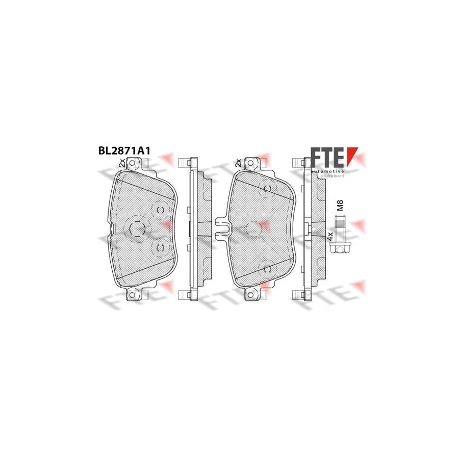 FTE 9011111 Brake Pad Set