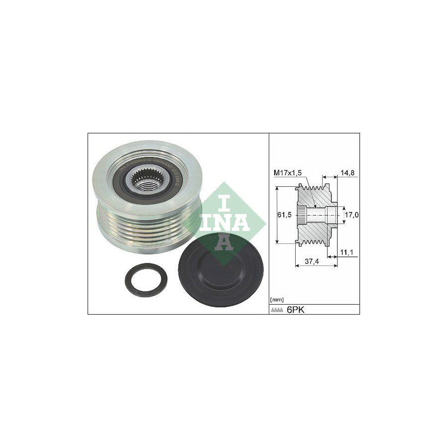 Ina 535 0348 10 Alternator Freewheel Clutch
