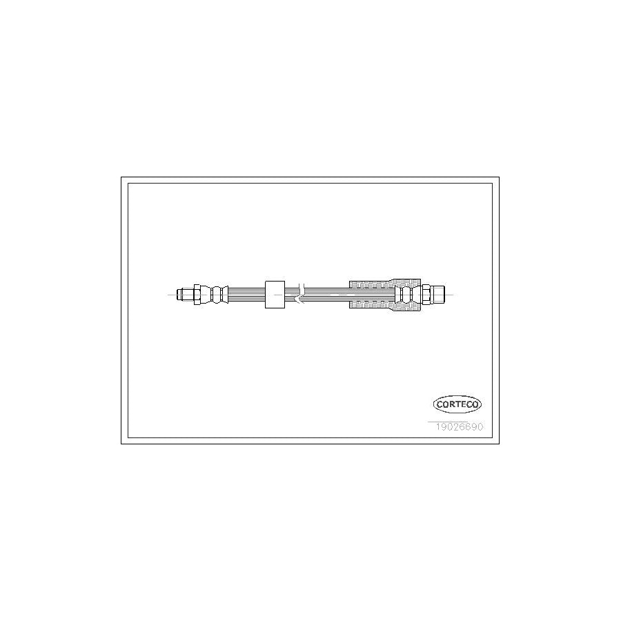 Corteco 19026690 Brake Hose