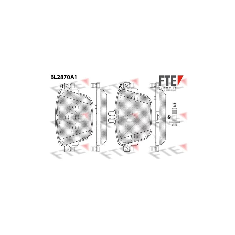 FTE 9011110 Brake Pad Set
