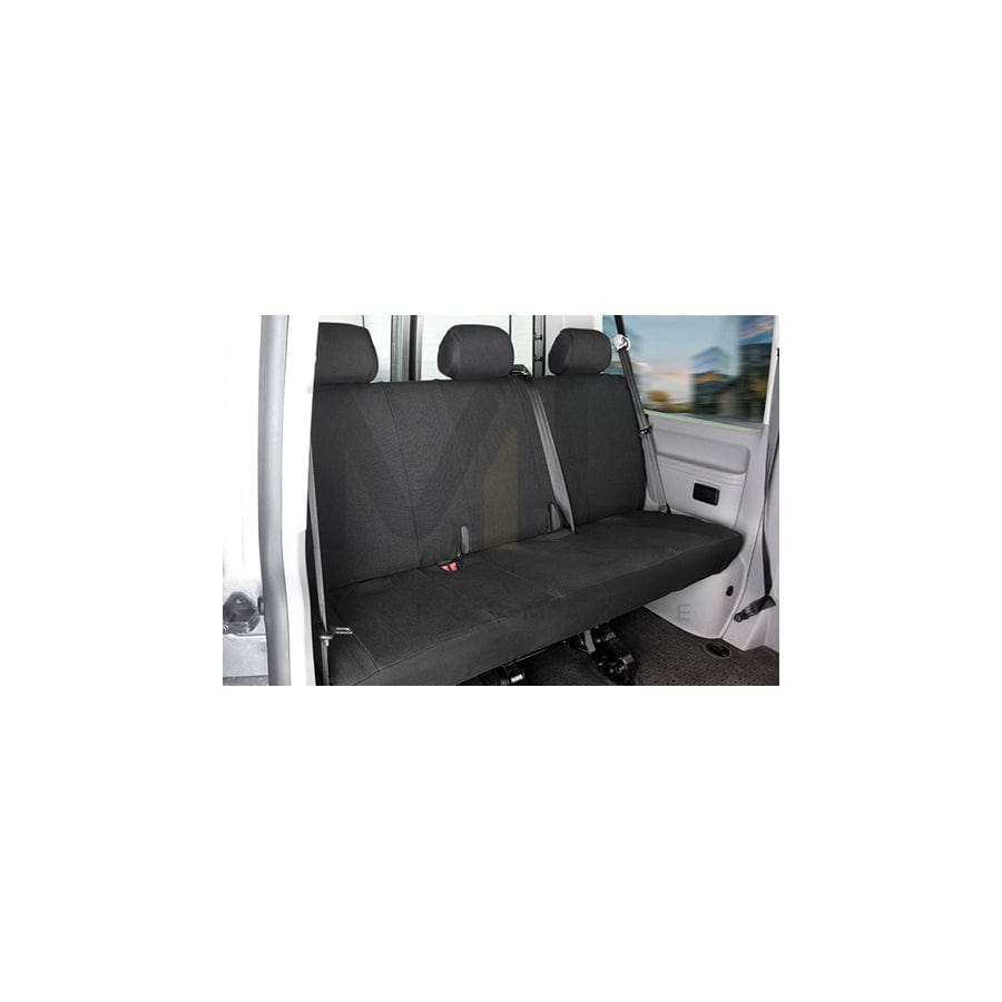 WALSER 10518 Car seat cover for VW TRANSPORTER Grey, Polyester, Rear