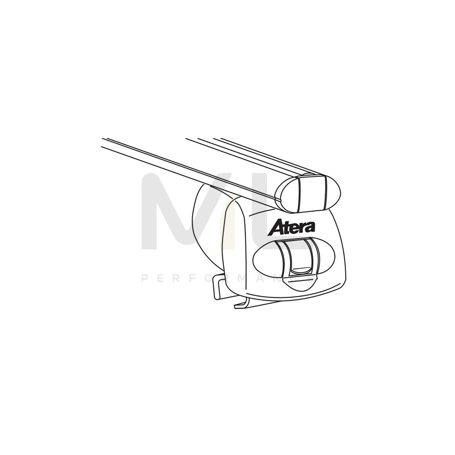 Atera Signo 045302 Roof bars for closed roof rails, 122 cm, 100 kg, Aluminium