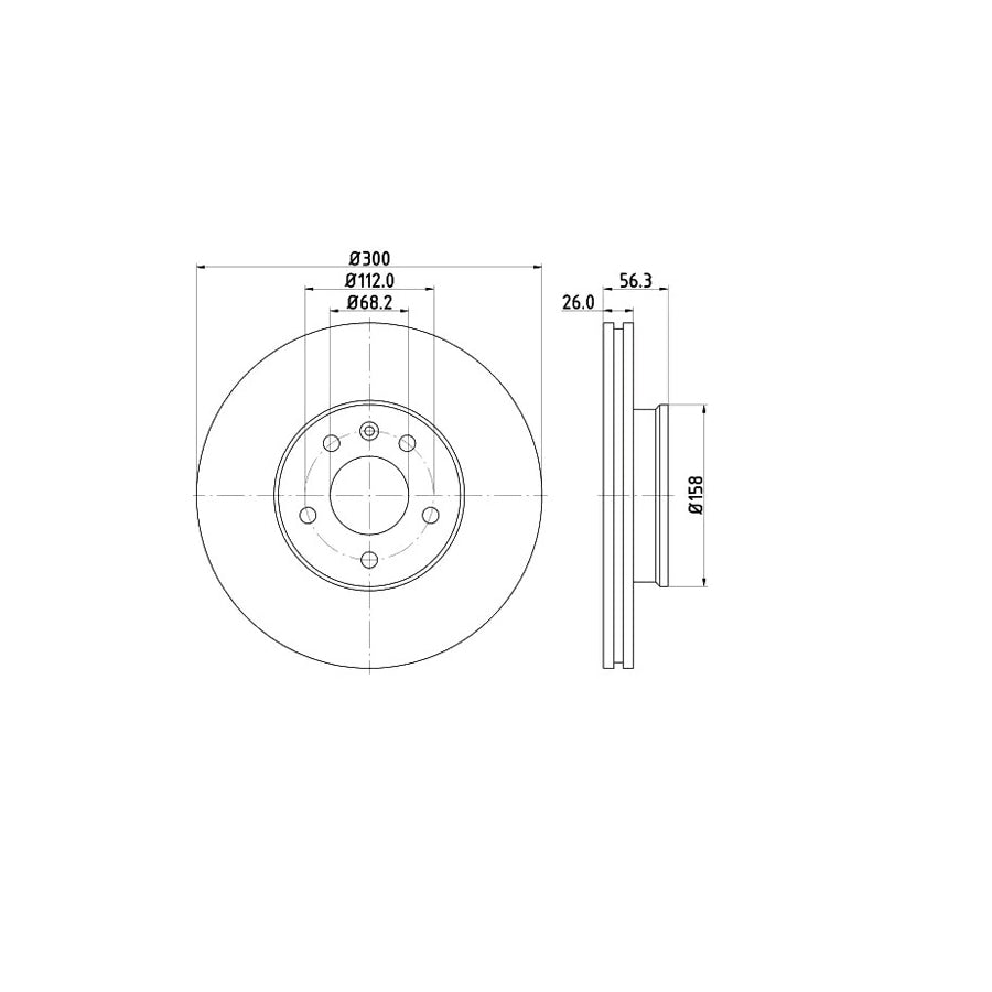 Barum Bar26115 Brake Disc