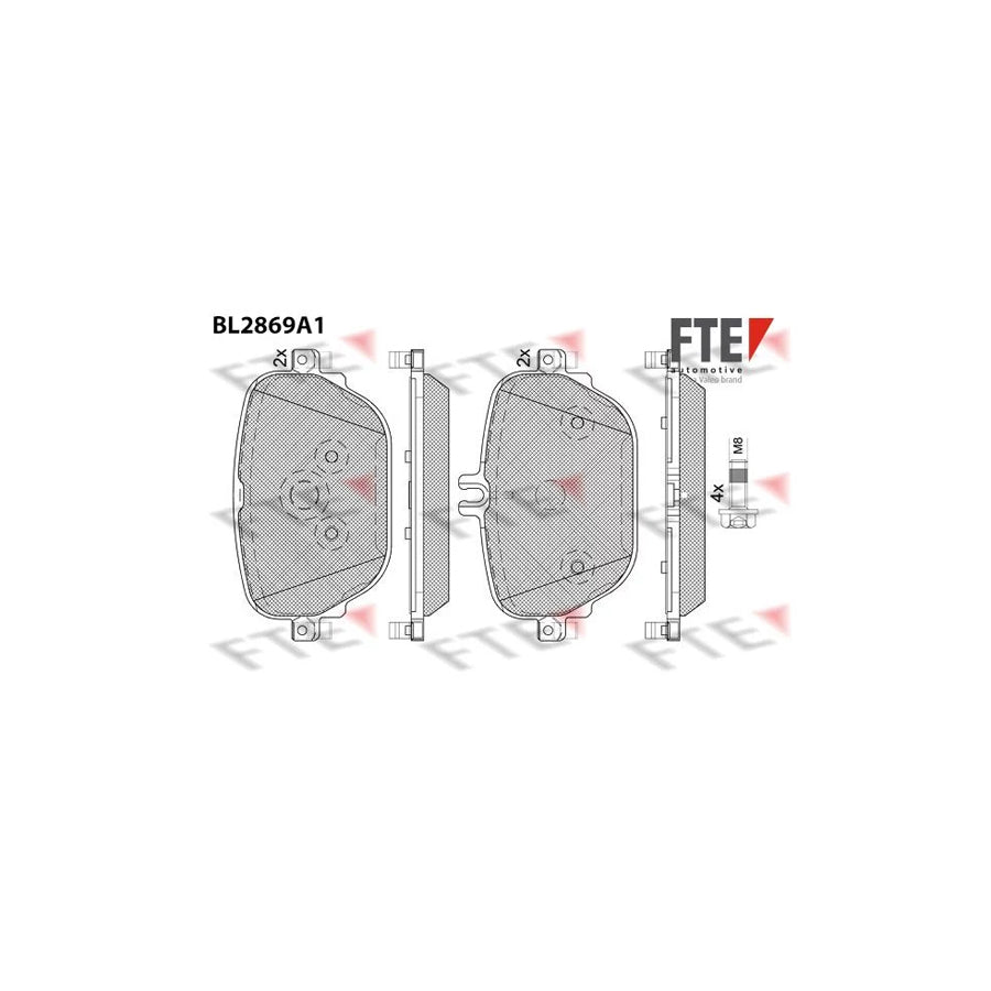 FTE 9011109 Brake Pad Set
