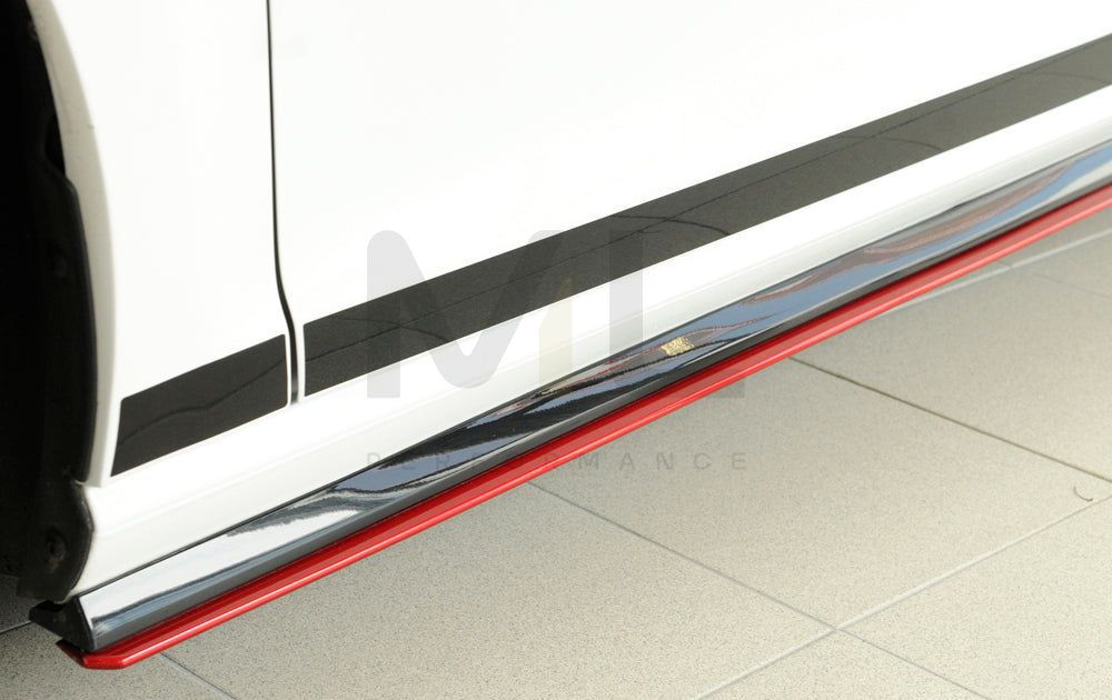Rieger 00059575 VW R & GTI Clubsport Side Skirt Splitter 5 | ML Performance UK Car Parts
