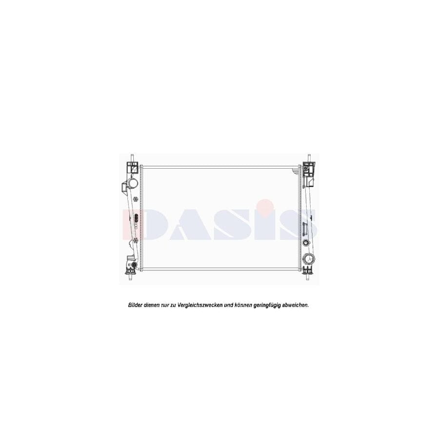 AKS Dasis 010014N Engine Radiator for Alfa Romeo Giulietta Hatchback (940)