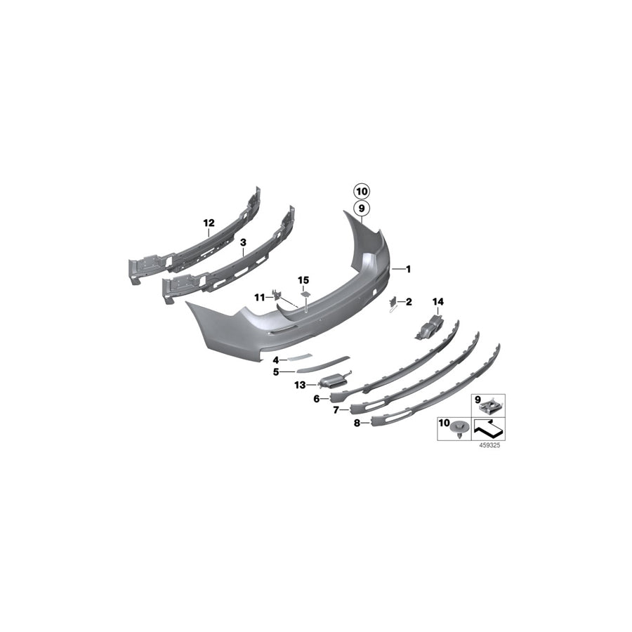 Genuine BMW 51127397601 F02 Prime Coated Covering SCR (Inc. 740LdX)