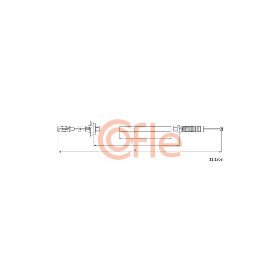COFLE 11.1963 Throttle Cable