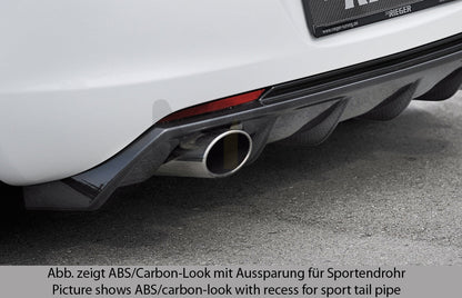 Rieger 00088112 Opel Astra J Rear Diffuser 1 | ML Performance UK Car Parts
