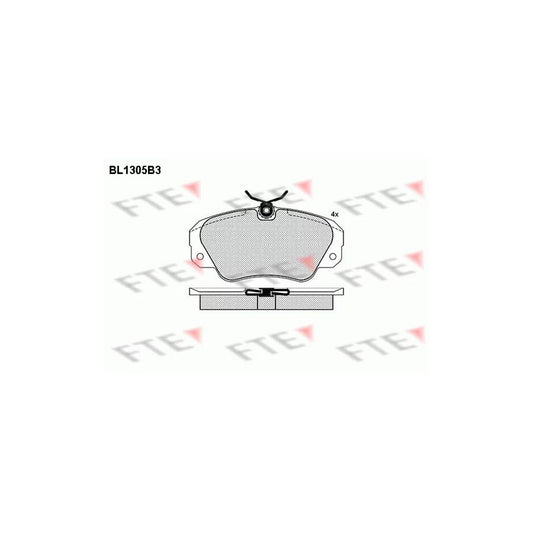 FTE 9010098 Brake Pad Set