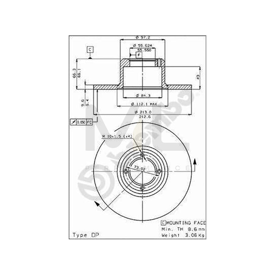 brembo-08-4370-10-brake-disc-solid