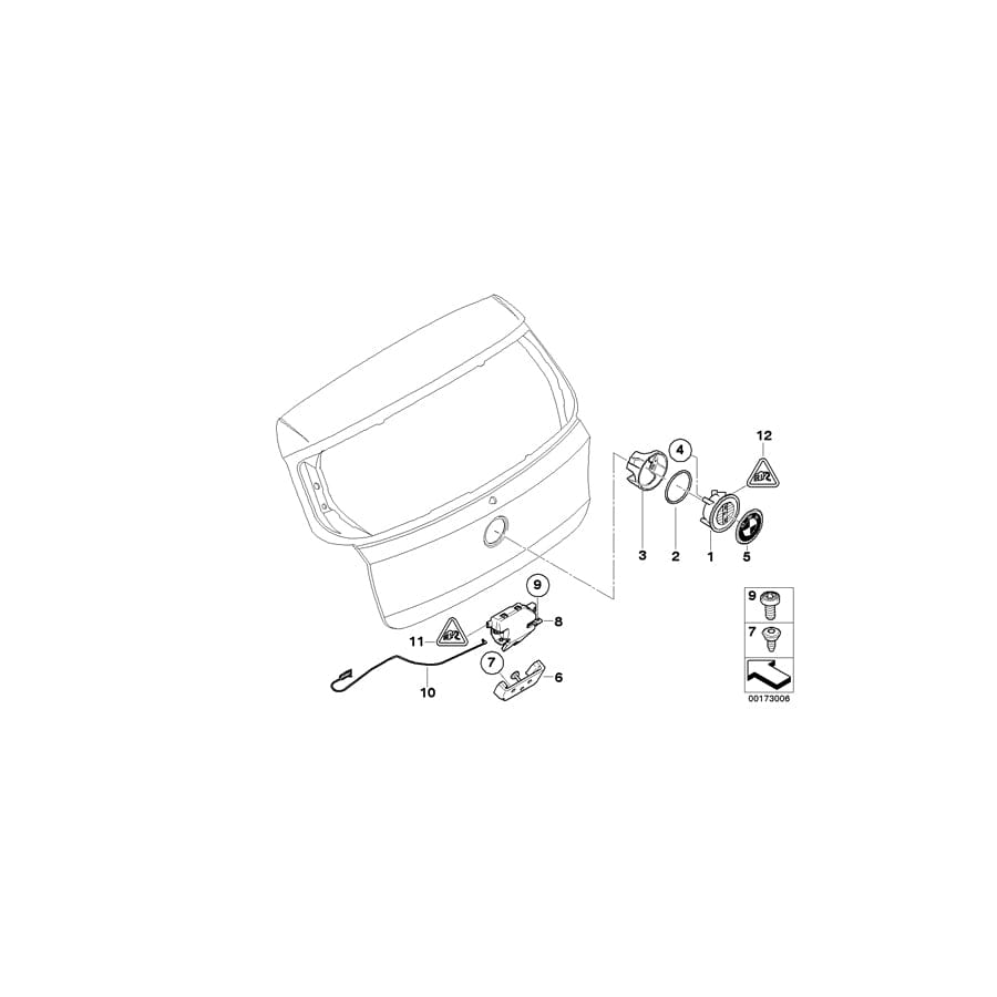 Genuine BMW 61130005198 F31 E91 E86 Pin Contact Mqs With Cable 0,2- 0,5Qmm (Inc. Z4 35i, Cooper SD & 125d)