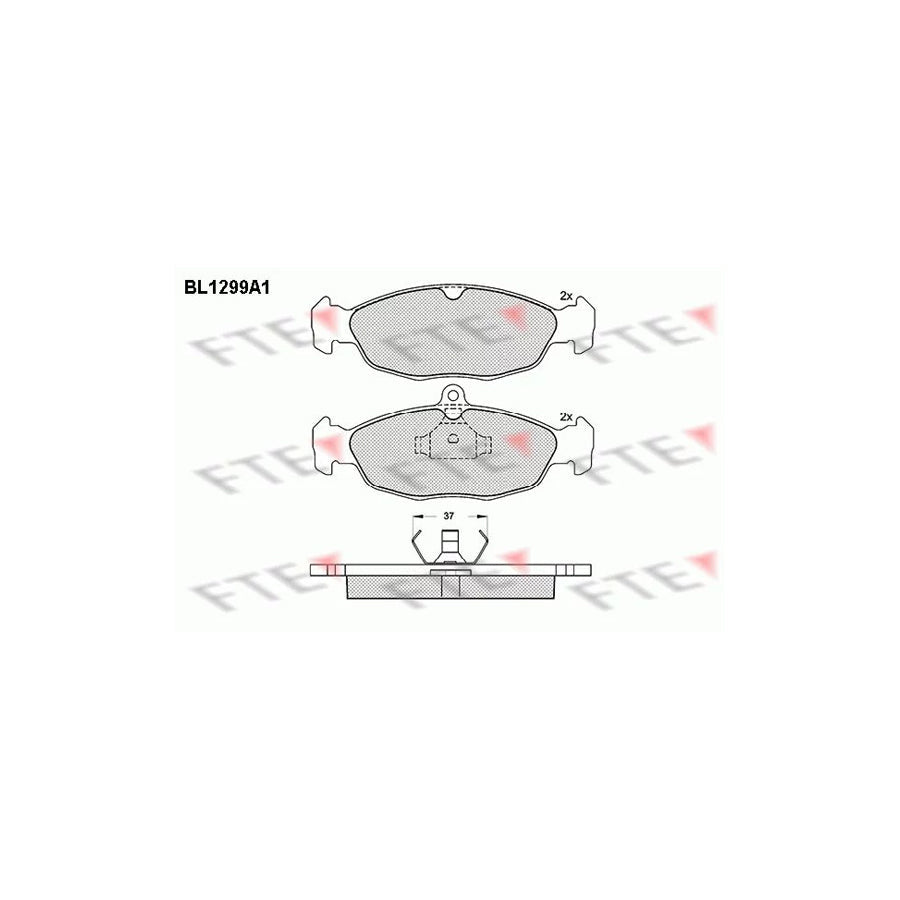 FTE 9010096 Brake Pad Set