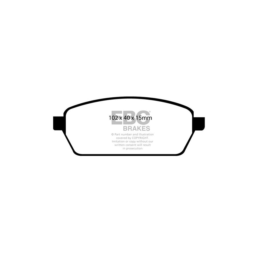 EBC DP1106 Suzuki Super Carry Ultimax Front Brake Pads 2 | ML Performance UK Car Parts