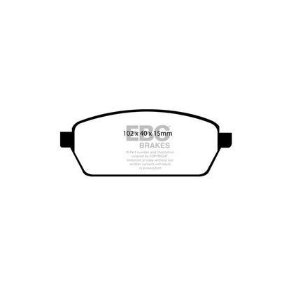 EBC DP1106 Suzuki Super Carry Ultimax Front Brake Pads 2 | ML Performance UK Car Parts