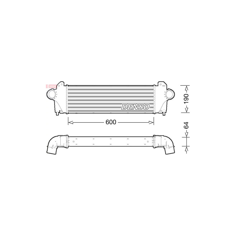 DENSO DIT12005 Intercooler for Iveco Daily V Platform / Chassis