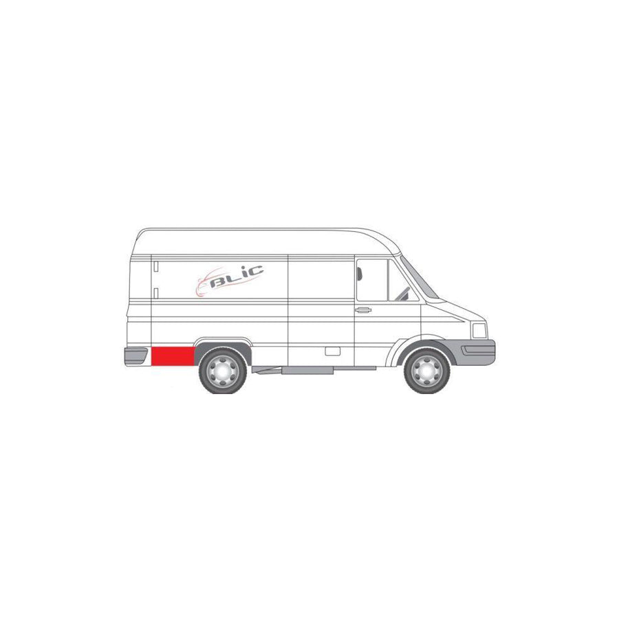 Blic 6504-03-2094584P Wing Fender for Iveco Daily