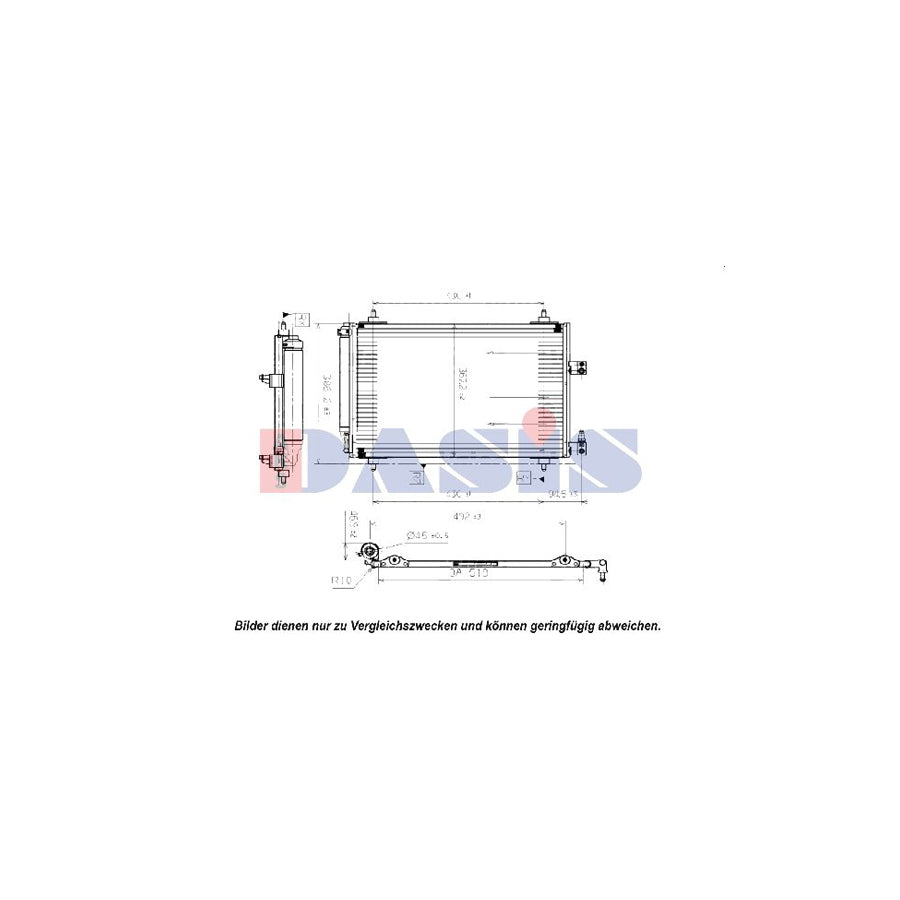 AKS Dasis 162008N Air Conditioning Condenser
