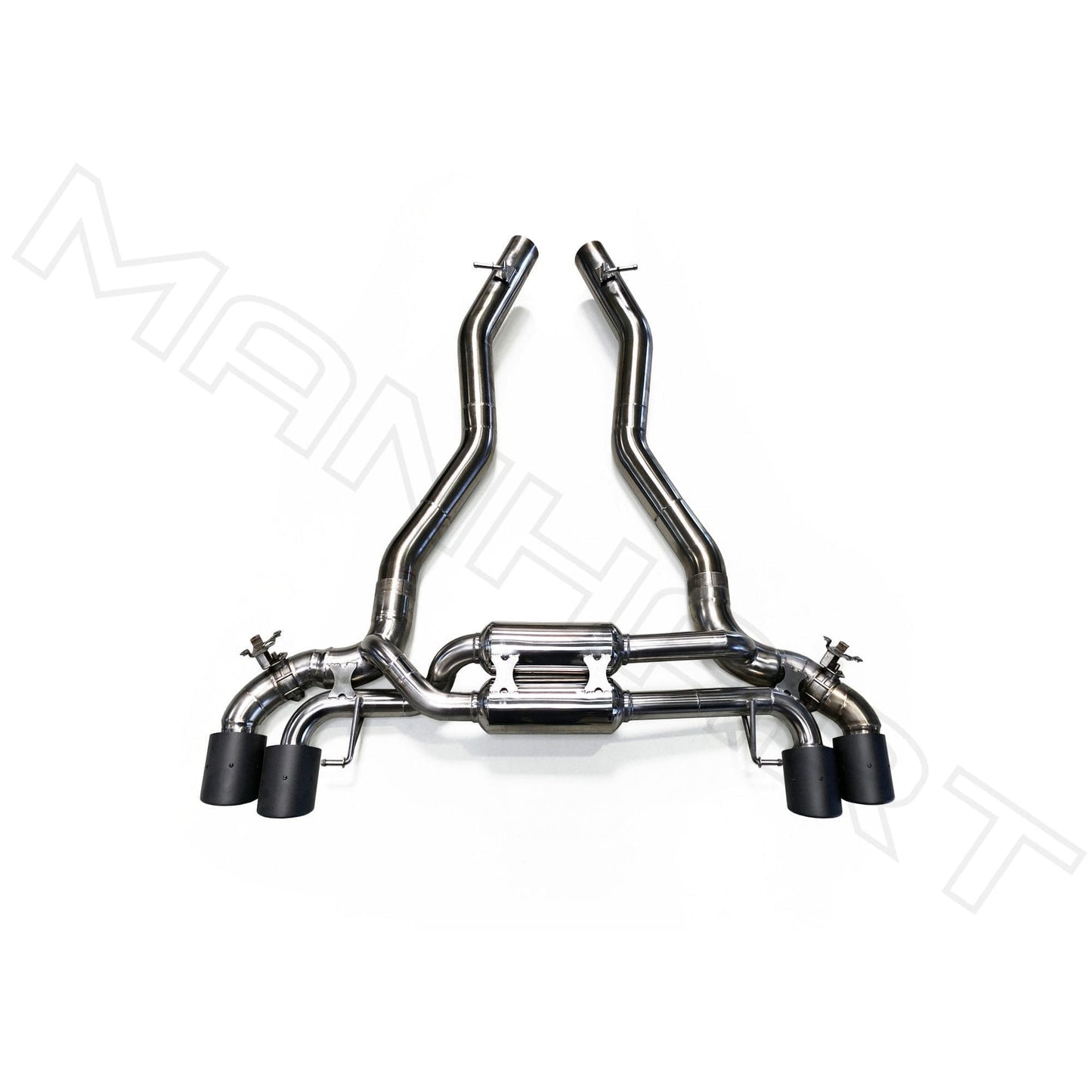 MANHART MH5F9011103_M5 SLIP-ON RACE EXHAUST FOR BMW F90 M5 (COMPETITION / CS) WITH VALVE CONTROL