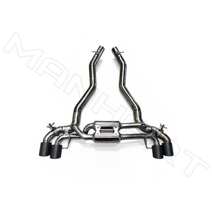 MANHART MH5F9011103_M5 SLIP-ON RACE EXHAUST FOR BMW F90 M5 (COMPETITION / CS) WITH VALVE CONTROL