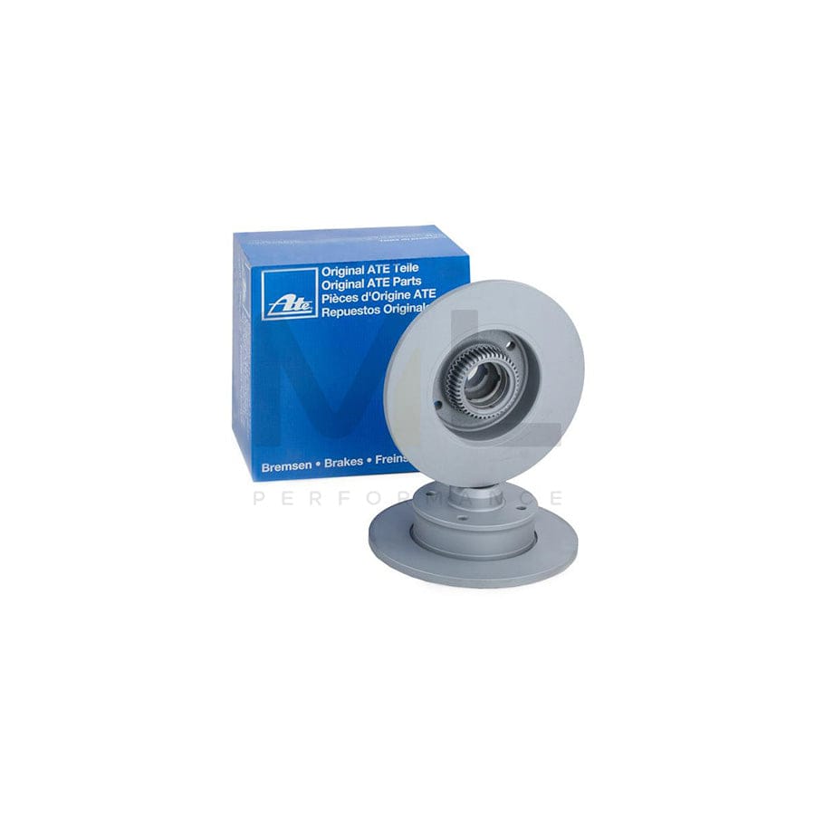 ATE 24.0110-0275.2 Brake Disc Solid, Coated, with ABS sensor ring, without wheel bearing  - 1 piece