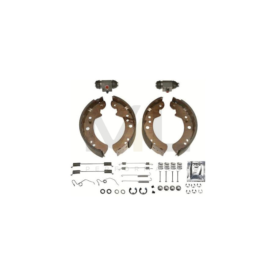 TRW Brake Kit BK1679 Brake Shoe Set with wheel brake cylinder