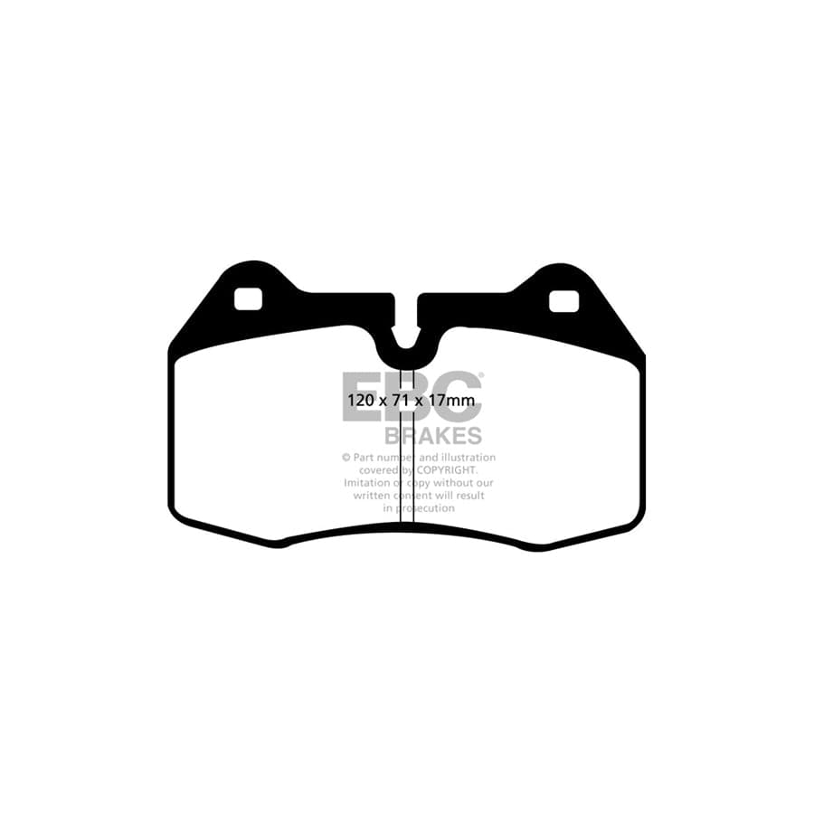 EBC PD04KF026 BMW E31 Bluestuff Front Brake Pad & Plain Disc Kit - ATE Caliper 2 | ML Performance UK Car Parts