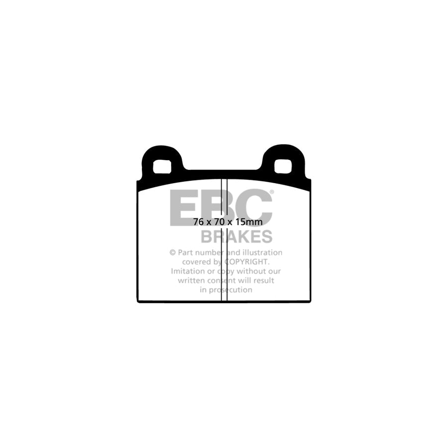 EBC PD01KF1608 VW Transporter/Camper Greenstuff Front Brake Pad & Plain Disc Kit  2 | ML Performance UK Car Parts