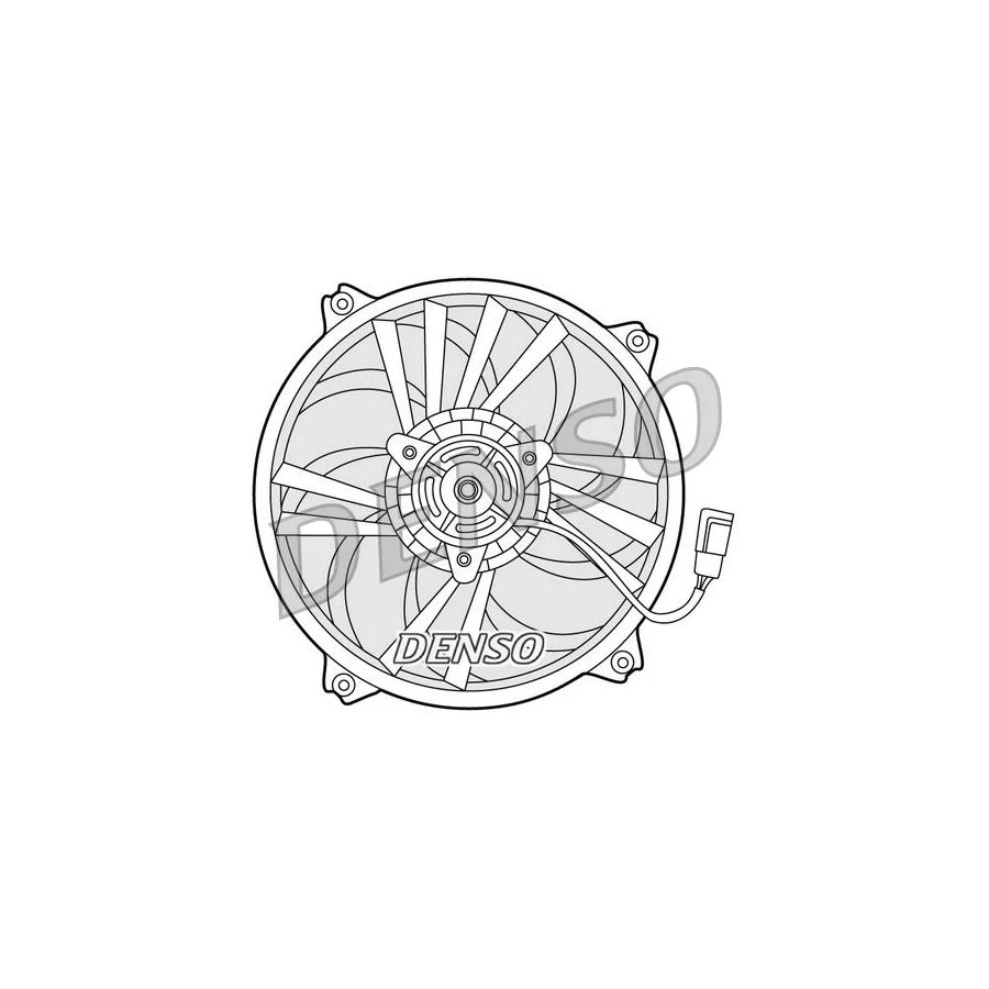 DENSO DER21015 Fan, Radiator