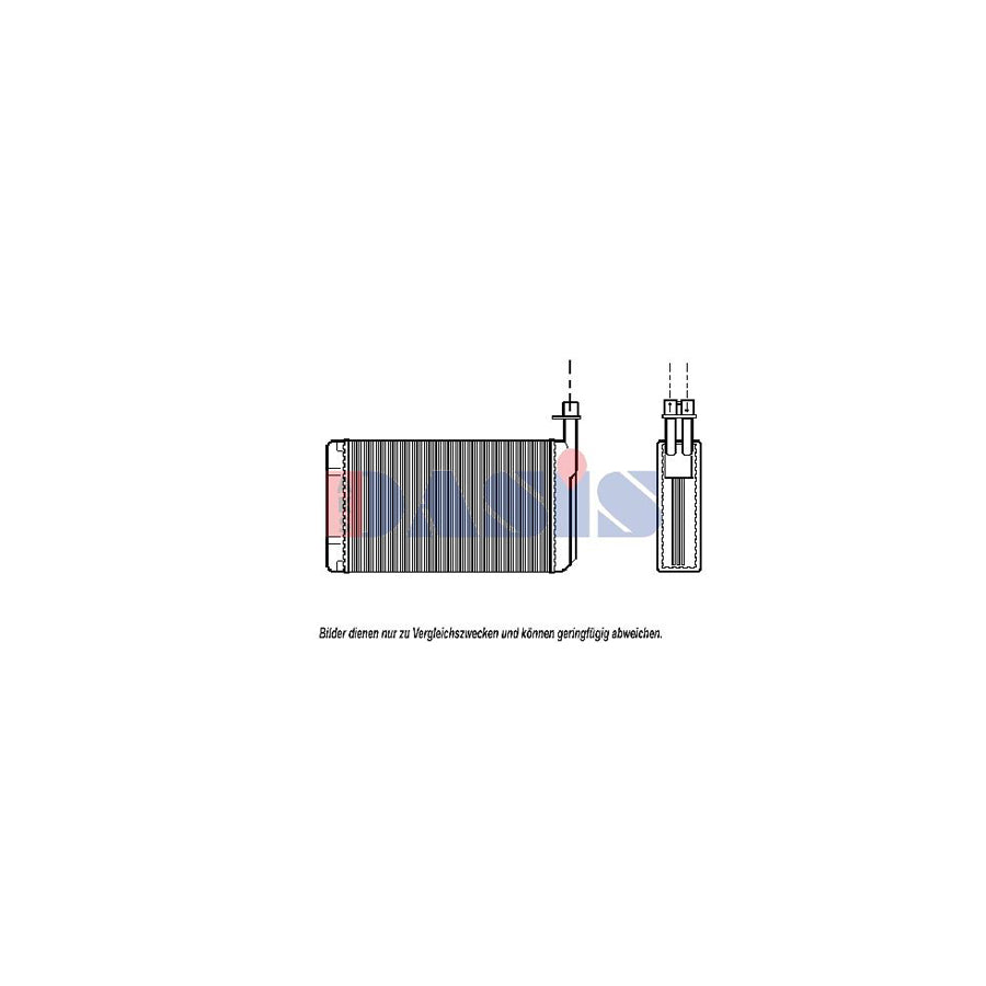 AKS Dasis 199010N Heater Matrix for Saab 9000