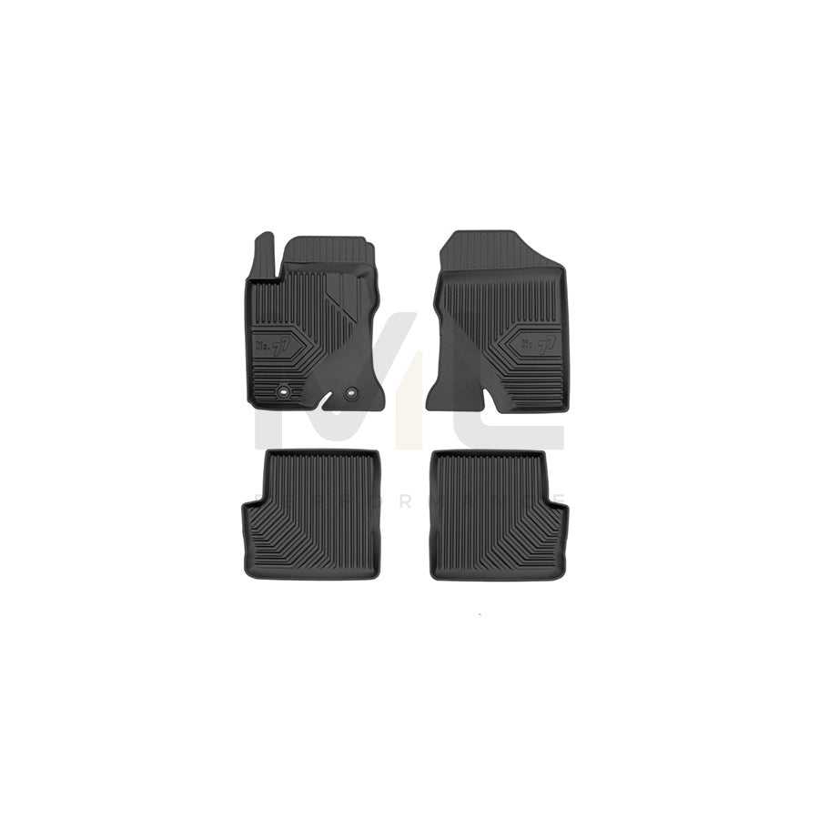 FROGUM Tailored, No.77 77425736 Floor mat set for TOYOTA COROLLA Elastomer, Front and Rear, Quantity: 4, Black, (LHD)