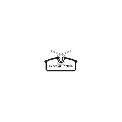 EBC DPX2183 Renault Twizy Ultimax Rear Brake Pads 2 | ML Performance UK Car Parts