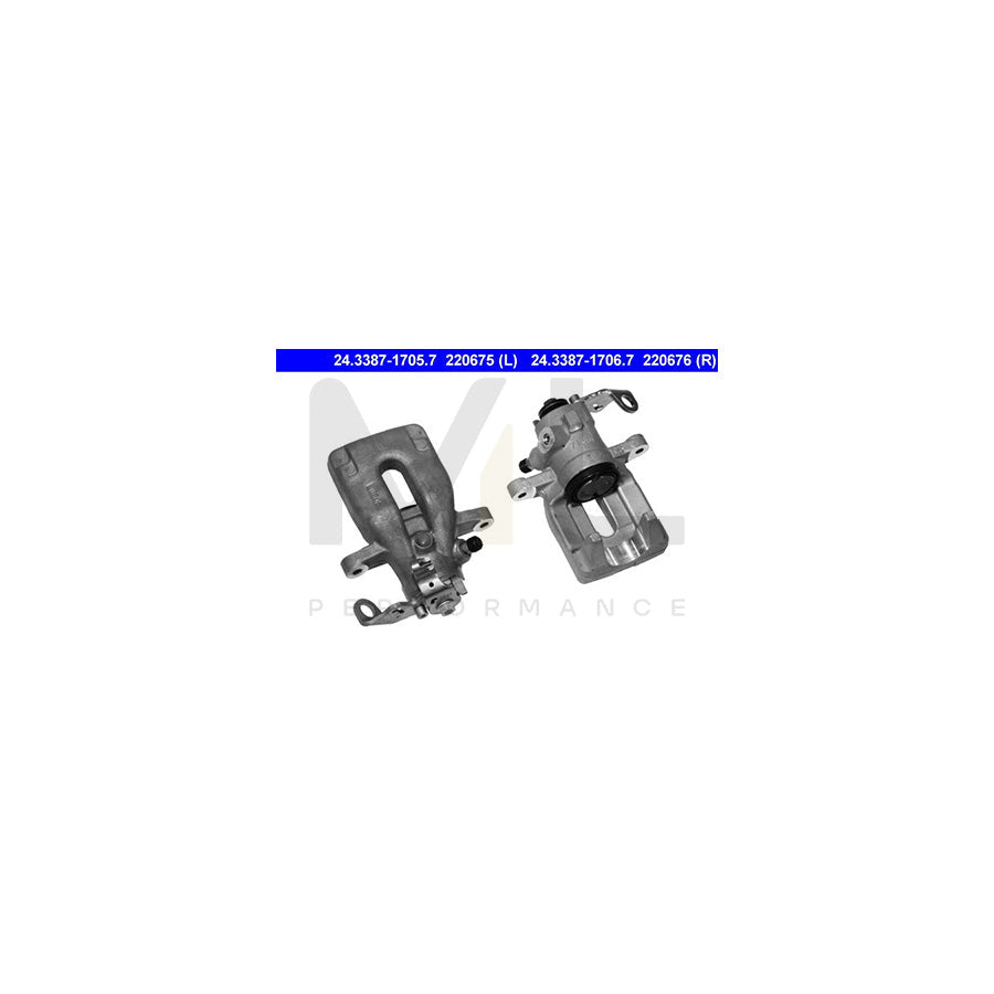 ATE 24.3387-1705.7 Brake Caliper without holder