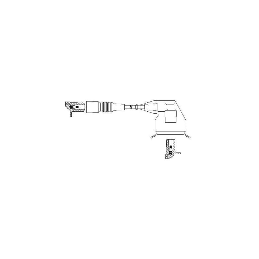 Bremi 131/50 Ignition Lead for BMW 5 Saloon (E28)