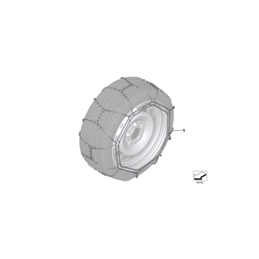 Genuine BMW 36110306048 E83 Snow Chain System Rud-Matic Disc (Inc. X3)