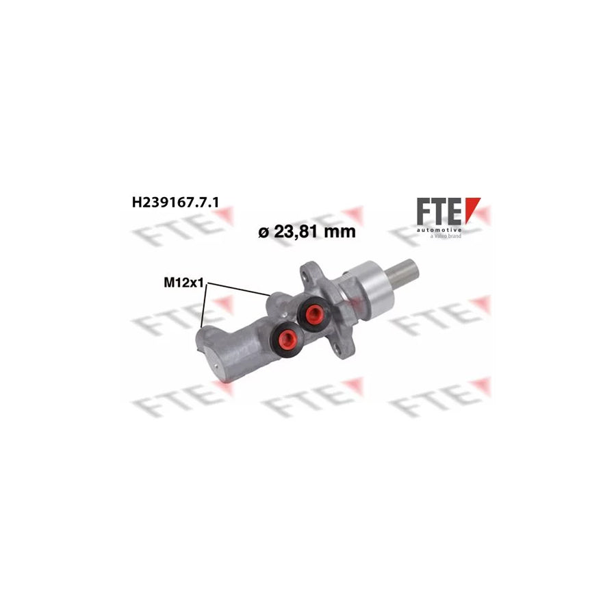 FTE 9220433 Brake Master Cylinder for Smart Fortwo I Convertible (450)