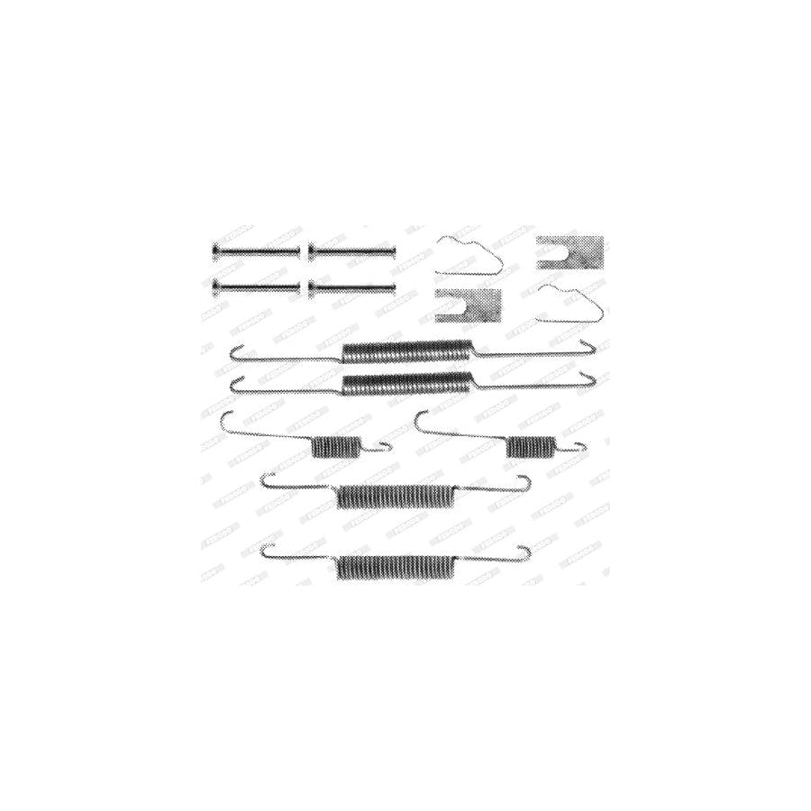FERODO FBA128 Accessory Kit, Brake Shoes for BMW 5 Saloon (E28)