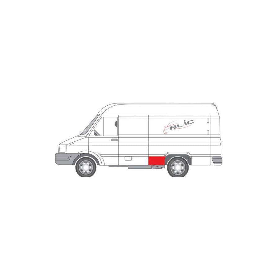 Blic 6504-03-2094581P Wing Fender for Iveco Daily