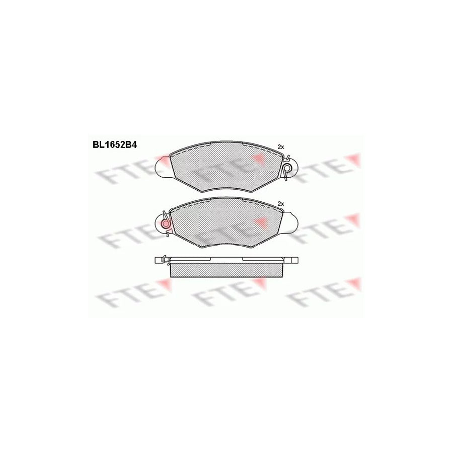 FTE Bl1652B4 Brake Pad Set