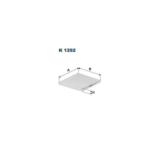 Filtron K 1292 Pollen Filter For Alfa Romeo Giulietta