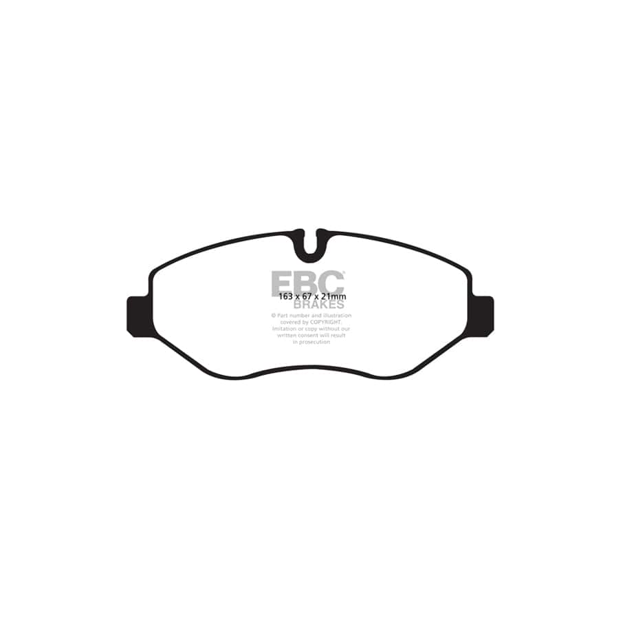 EBC PDKF980 Iveco Daily Ultimax Front Brake Pad & Plain Disc Kit - Brembo Caliper 2 | ML Performance UK Car Parts