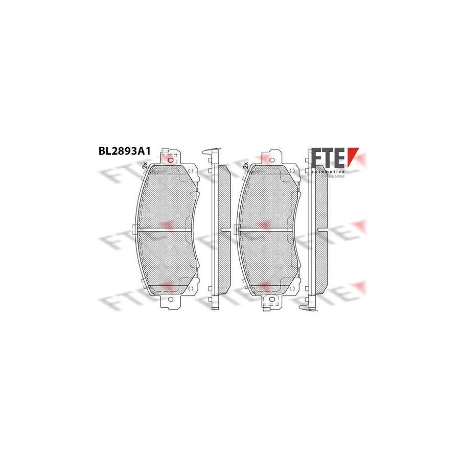 FTE 9011133 Brake Pad Set