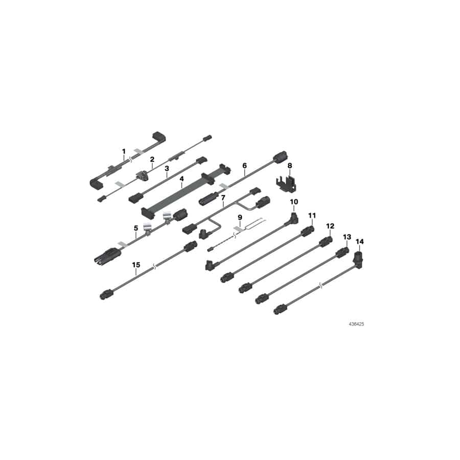 Genuine BMW 61119129360 E92 E87 E82 Connection Wire For Usb/Hub 2330mm (Inc. X1 18dX, 330d & X1 23dX)